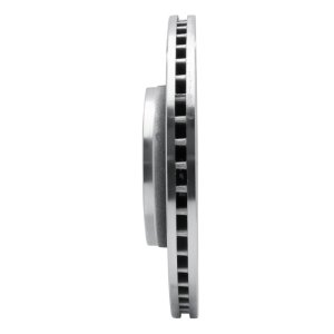 Jeep Wrangler Brake Rotor (1) - Front Left - R1 Concepts - Drilled & Slotted - Silver - `12-`18